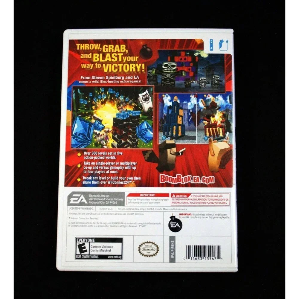 Boom Blox for Nintendo Wii by Electronic Arts, Complete w/ Case & Manual‎